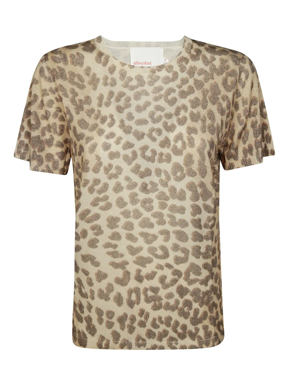 leopard-print t-shirt
