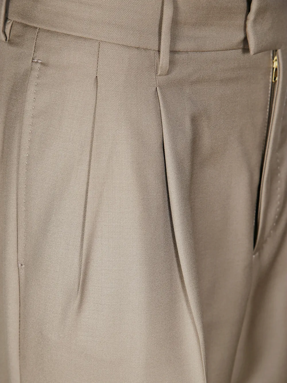 Shop Berwich Straight-leg Trousers In Brown