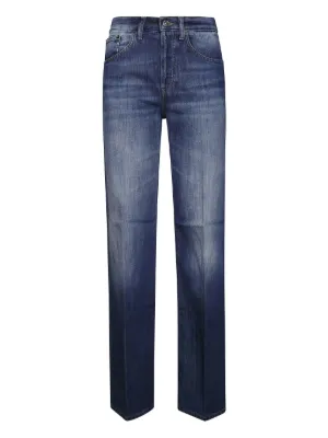デニム・ジーパン DONDUP Women Straight Pants DP449DSE327DFM7DD GREY Women's Jeans | Dondup