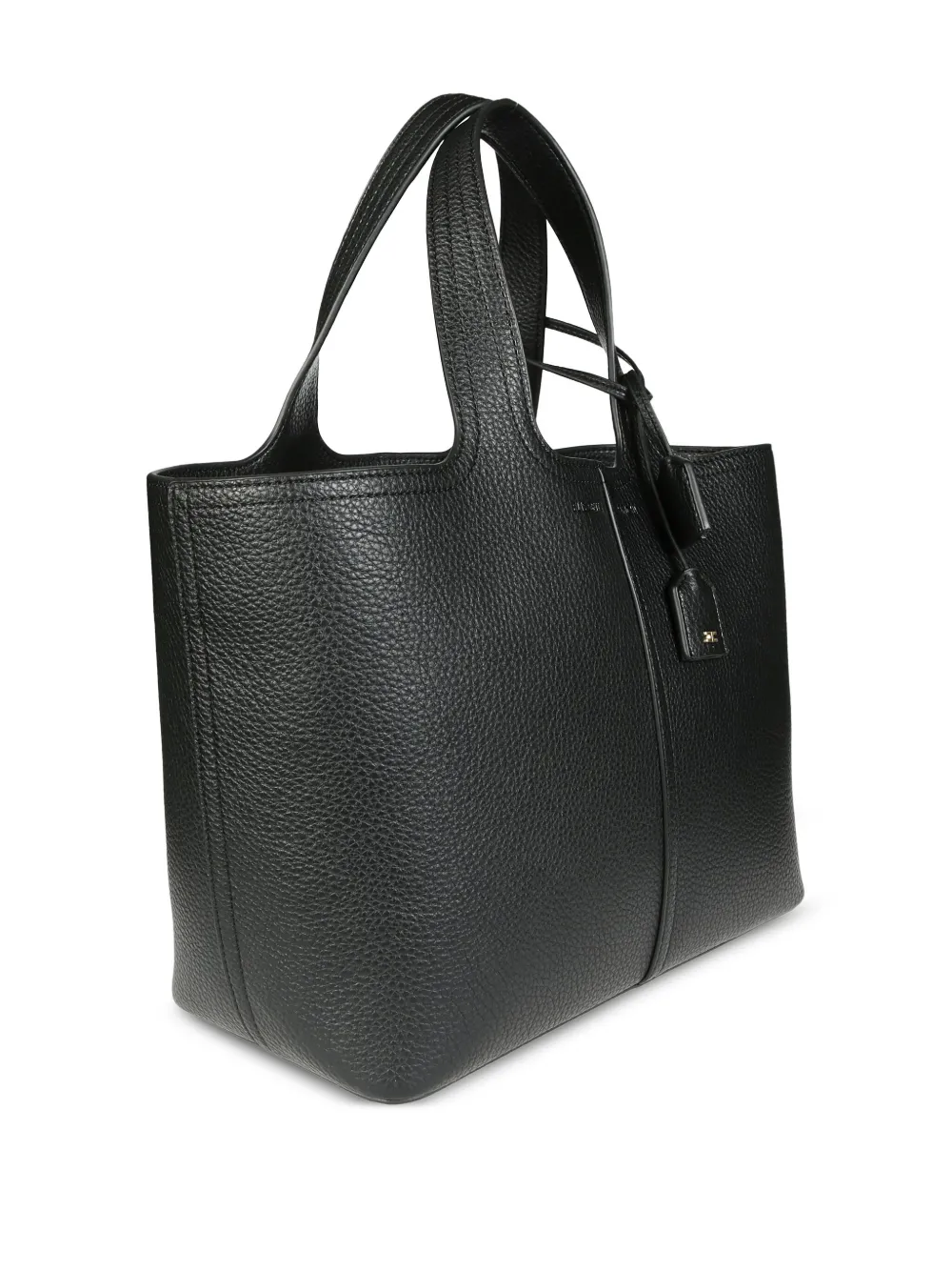 ELISABETTA FRANCHI LOGO-CHARMS TOTE BAG