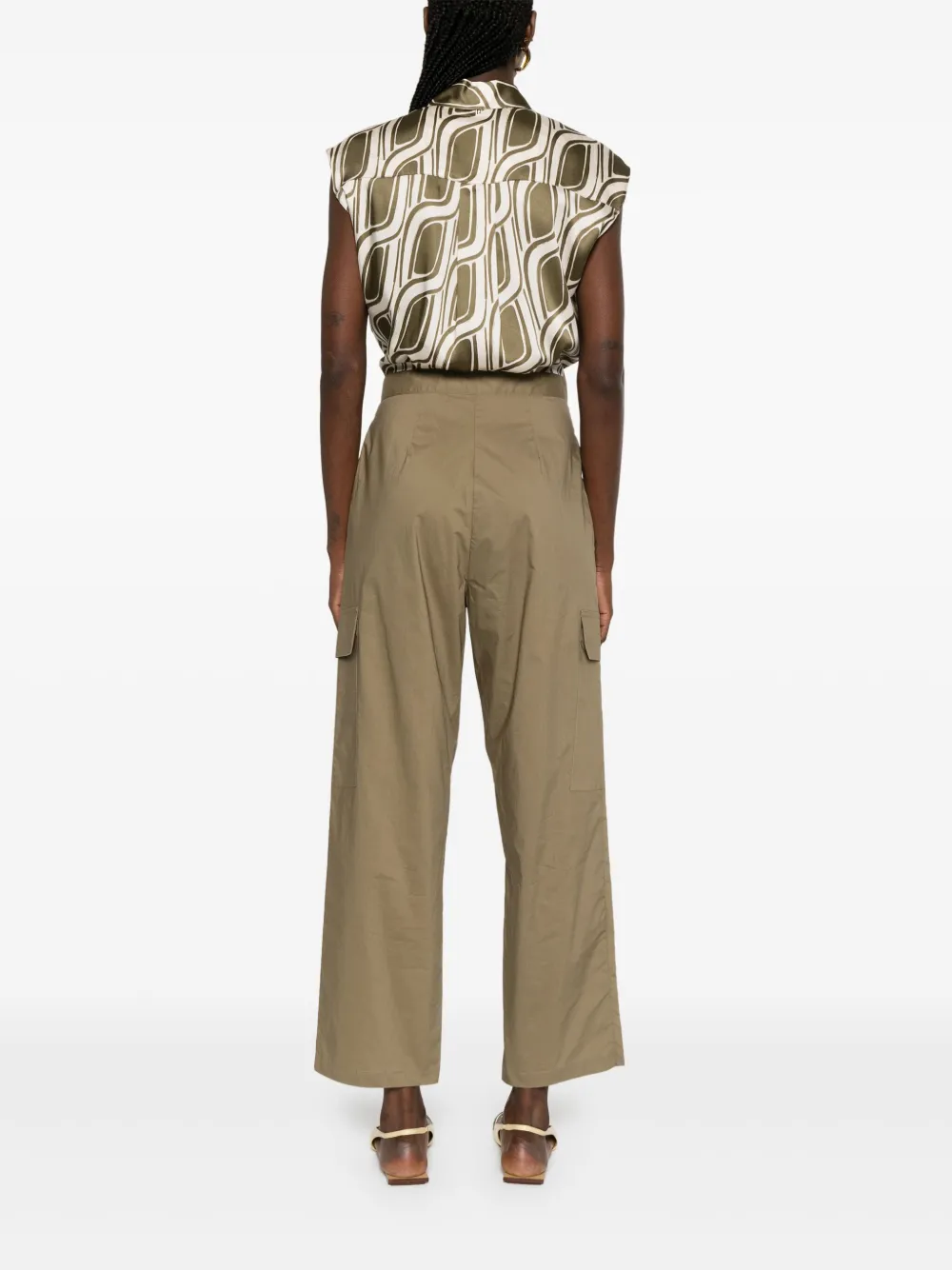 LIU JO Jumpsuit met vlakken Groen