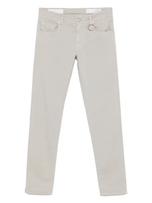 Pantalon à patch logo - Sartoria Tramarossa - Modalova