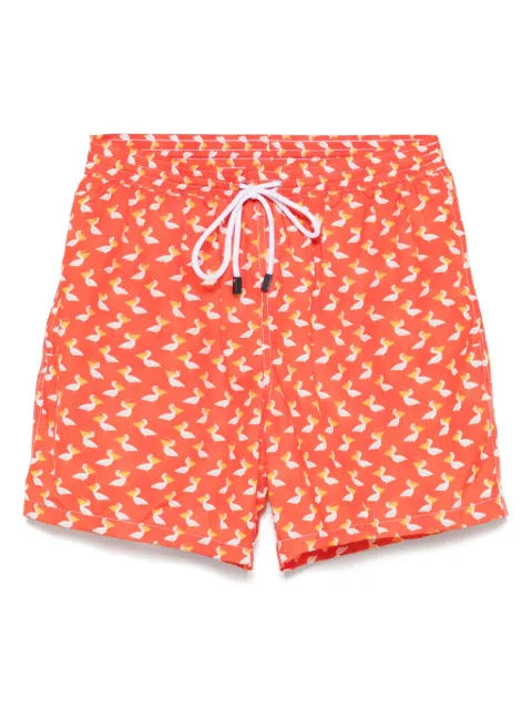 Barba duck-print swim shorts