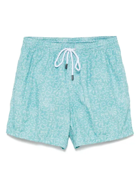 Barba floral-print swim shorts