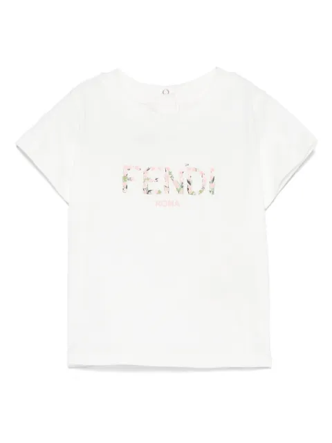 Fendi Kids Camiseta com estampa de logo
