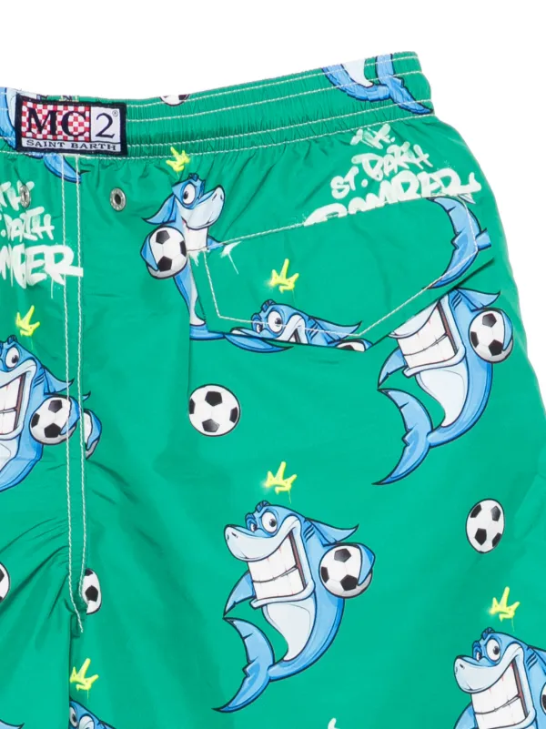 Costume Da Bagno Minecraft Bambino - Boxer Con Stampa Tre Creeper, Ufficiale Per Piscina E Mare - Foto 9