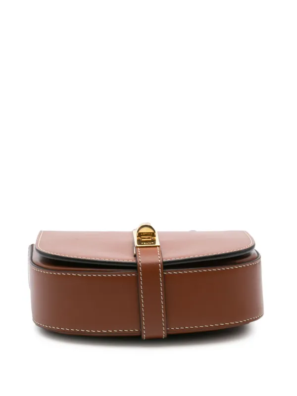 Celine Pre-Owned 2022 Small Leather Besace 16 Wallet On