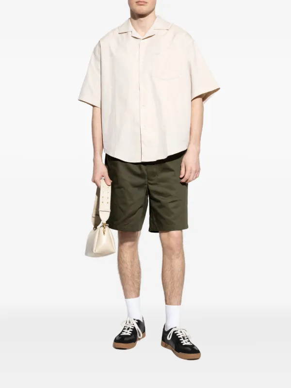 【関税込み】AMI Paris グリーン ポリエステル ショートパンツ AMI Paris ショートパンツ | グリーン | FARFETCH JP