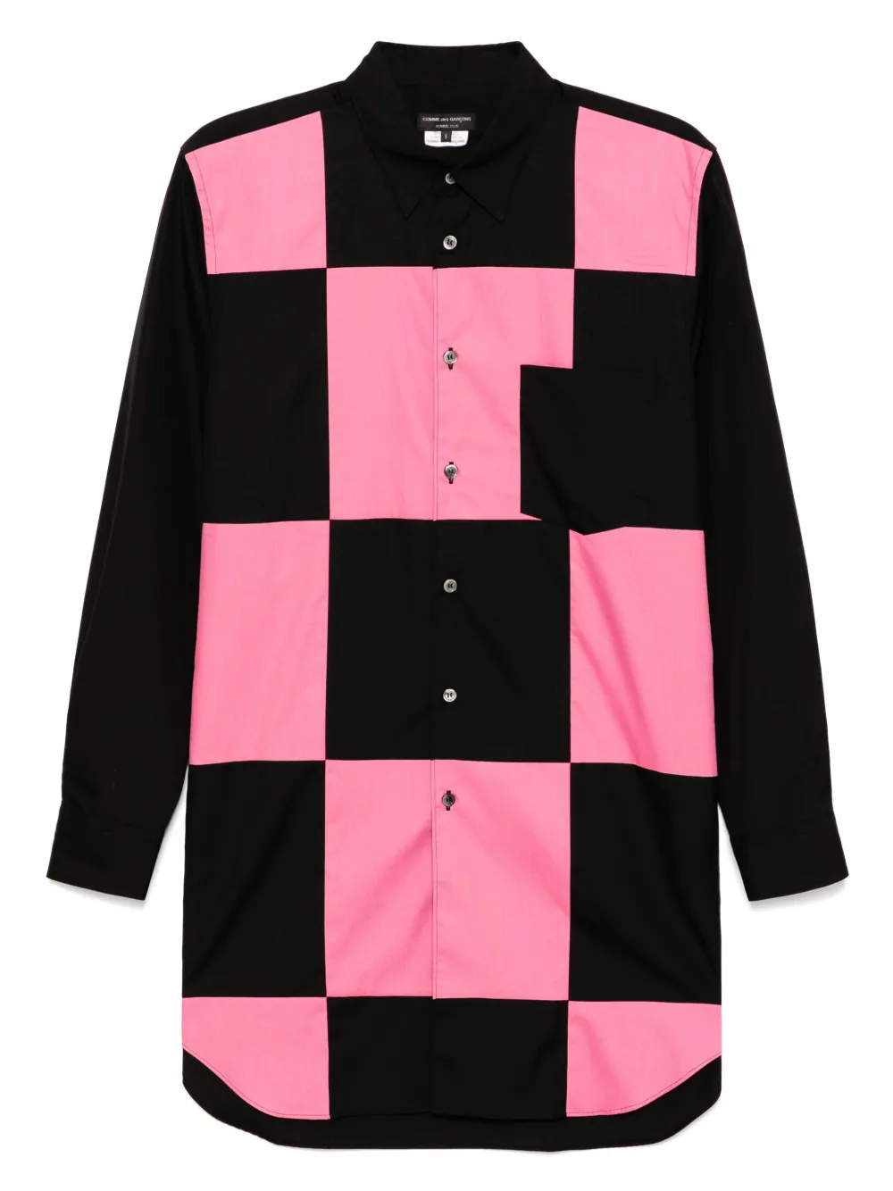 Comme Des Garçons camisa con diseño patchwork | negro | Image 1