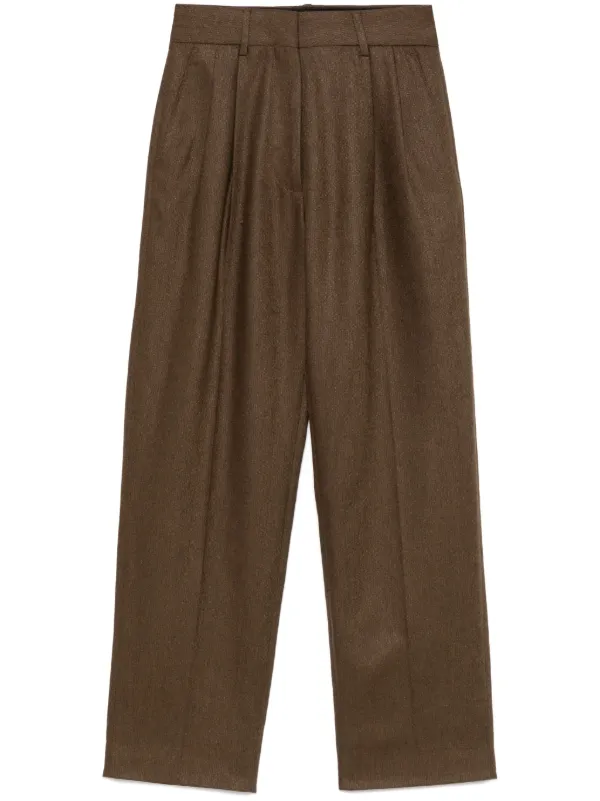 BLAZÉ Milano Renard Fox Trousers in Brown