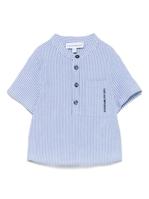 Emporio Armani Kids Shirt met geborduurd logo