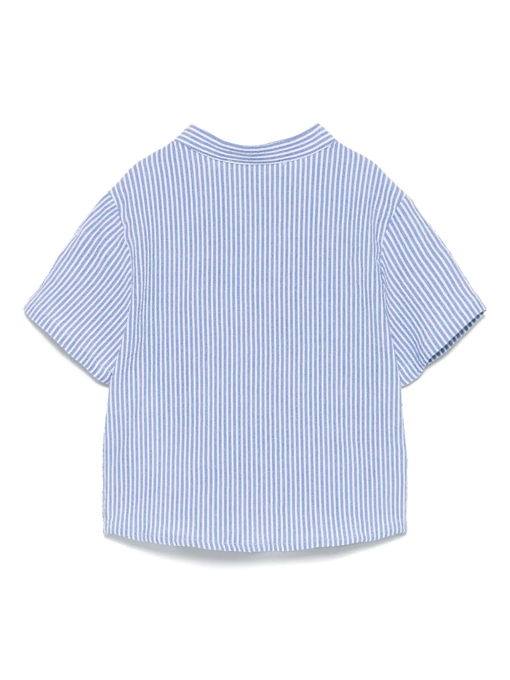 Emporio Armani Kids Shirt met geborduurd logo Blauw