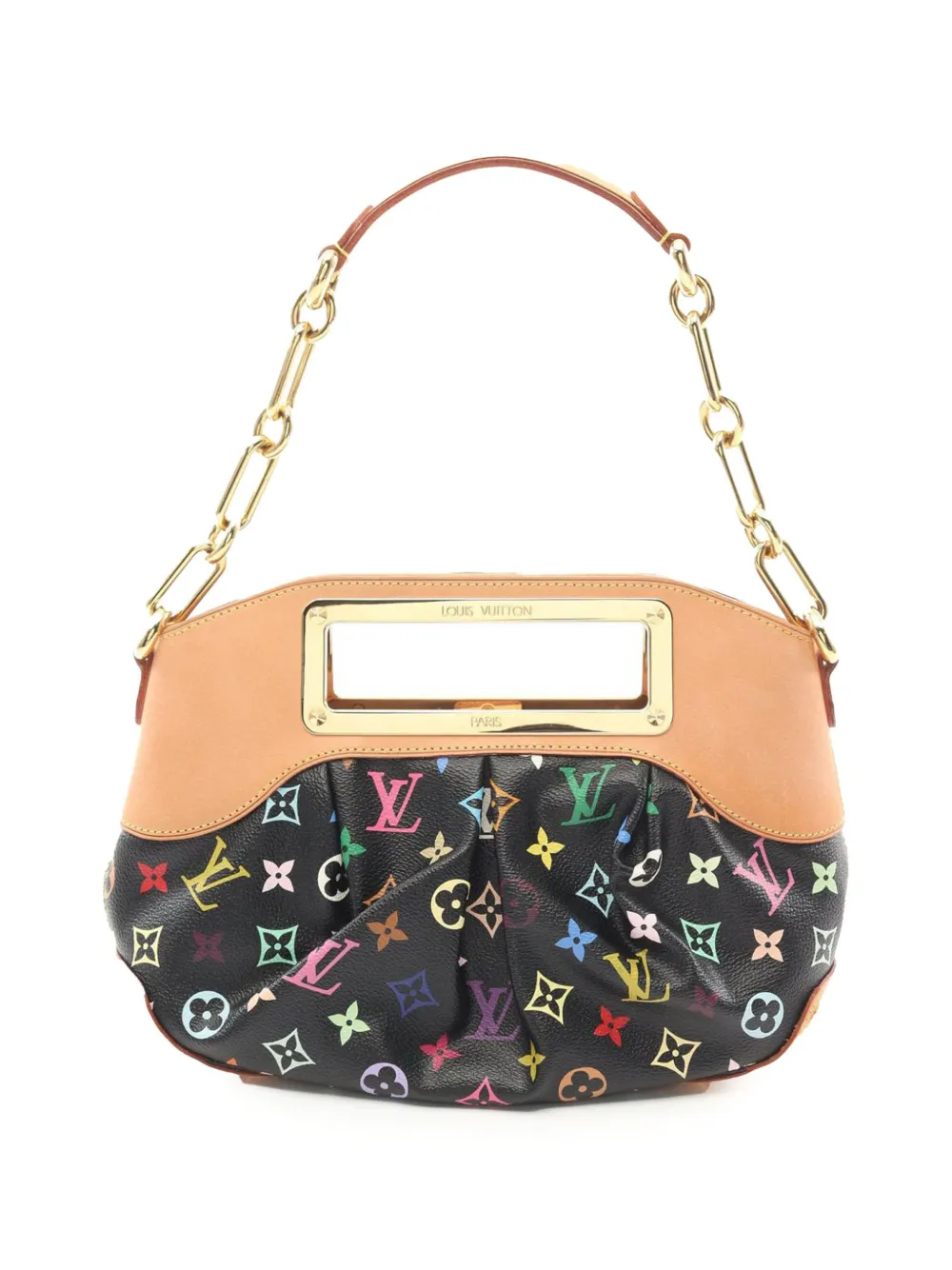 Louis Vuitton Pre-Owned 2015 モノグラム マルチカラー ジュディ PM ショルダーバッグ - ブラック Louis Vuitton Pre-Owned 2015 モノグラム マルチカラー ジュディ PM ショルダーバッグ - ブラック