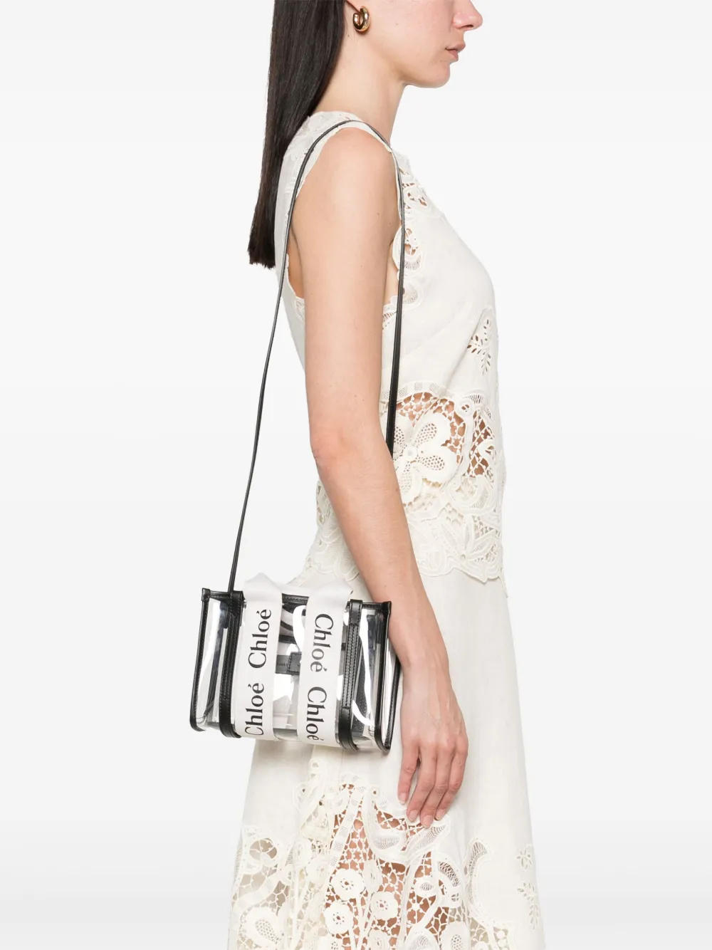 CHLOÉ SMALL WOODY CROSS BODY BAG