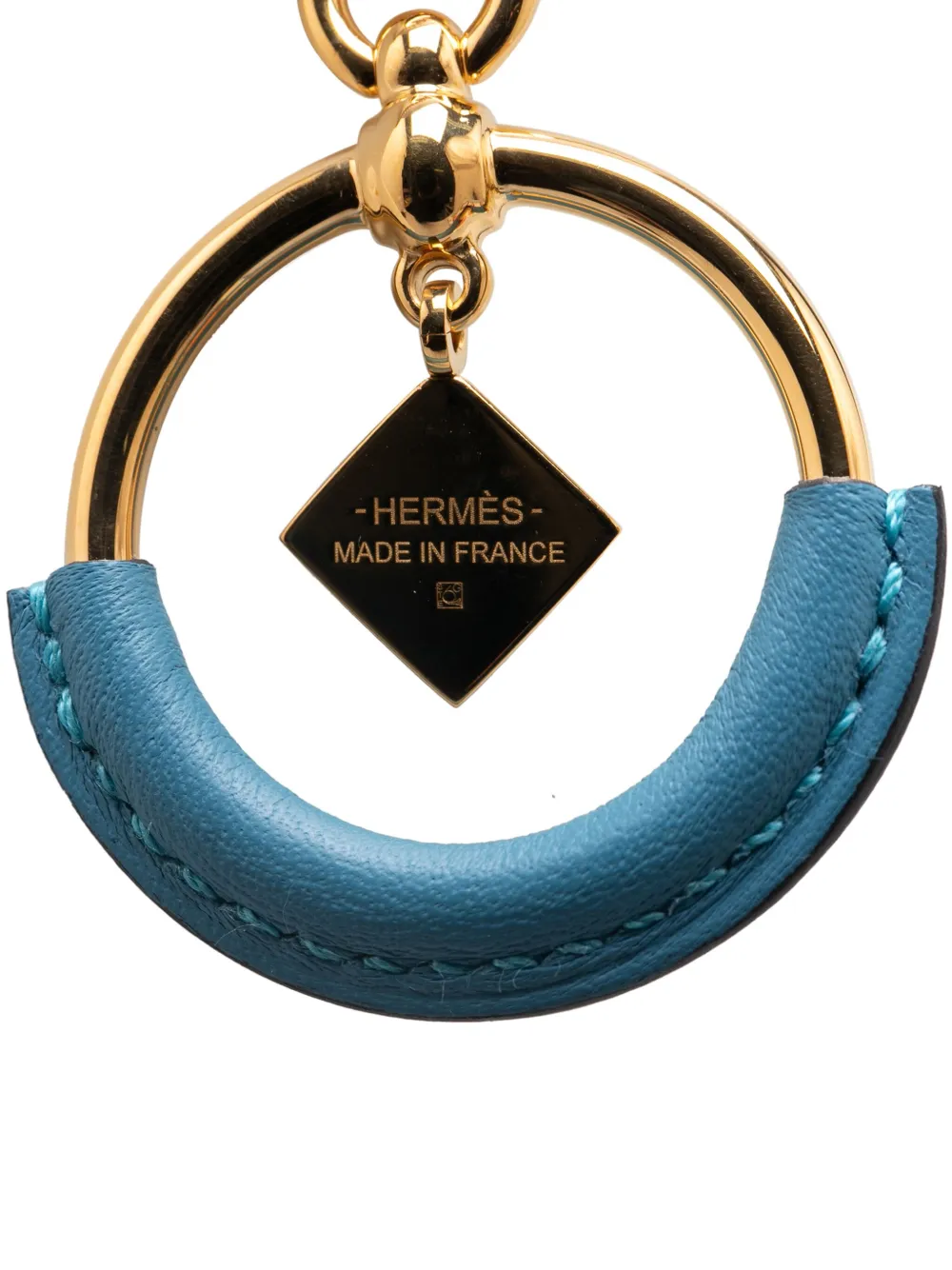 Hermès Pre-Owned collar bañado en oro Loop Medor con dije 1990-2025 | Image 2
