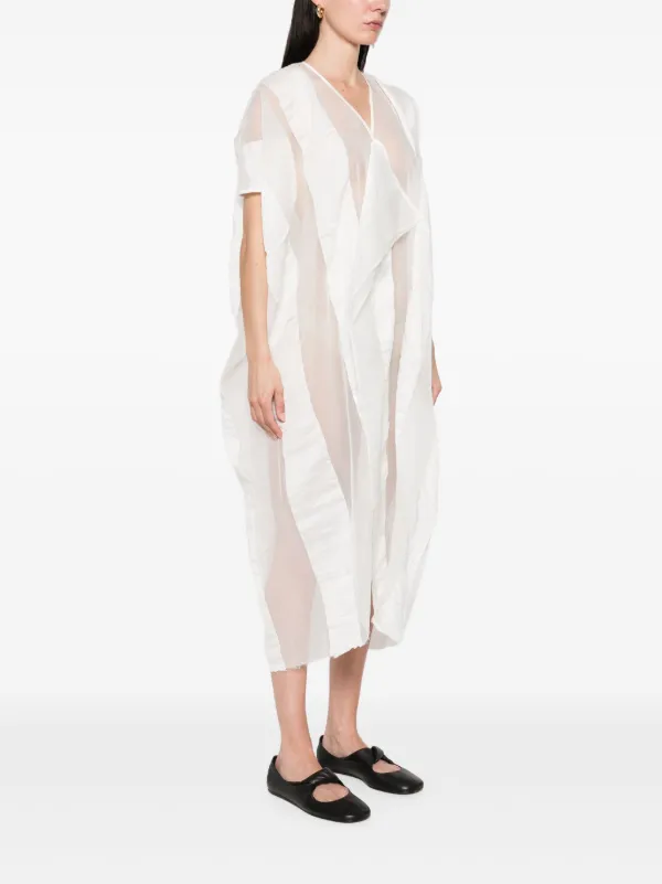 ワンピース UMA WANG Women Mid Skirts UW5084 UW128 WHITE Alessia White Maxi Skirt | Official US Site