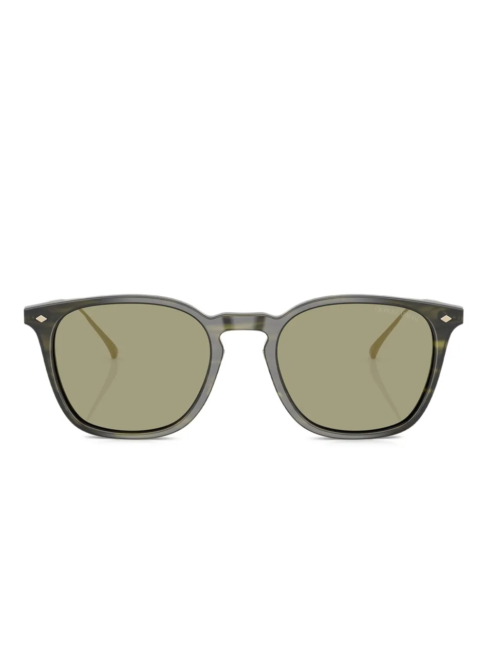 Giorgio Armani Gestreepte zonnebril 62082A STRIPED GREEN