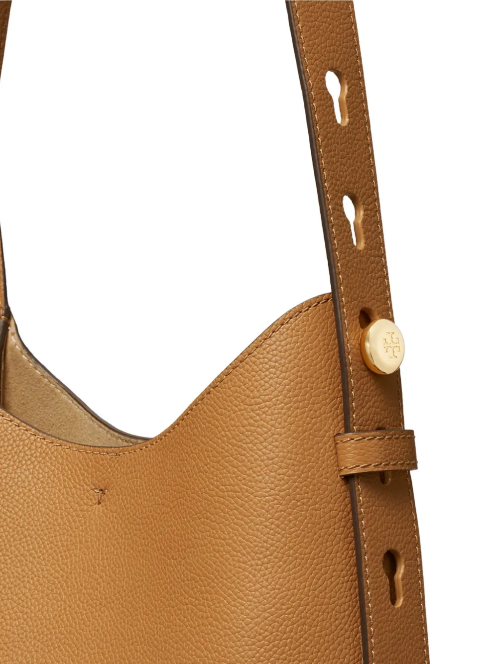 Tory Burch Romy kleine schoudertas Bruin