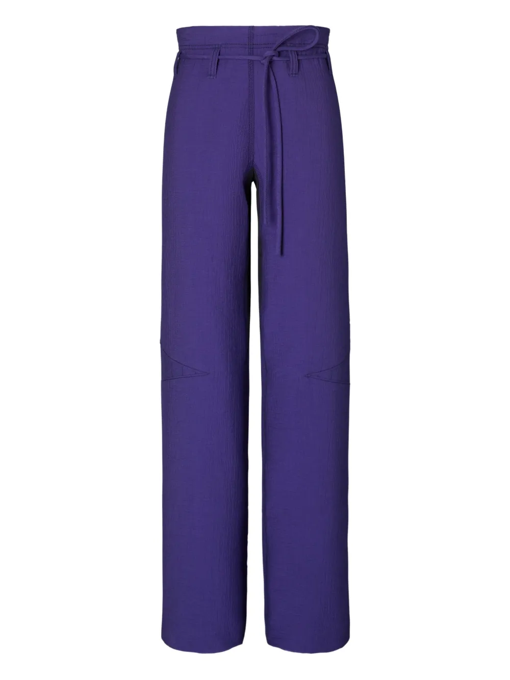Tory Burch بنطال هاي ويست بحزام | أرجواني | Image 1
