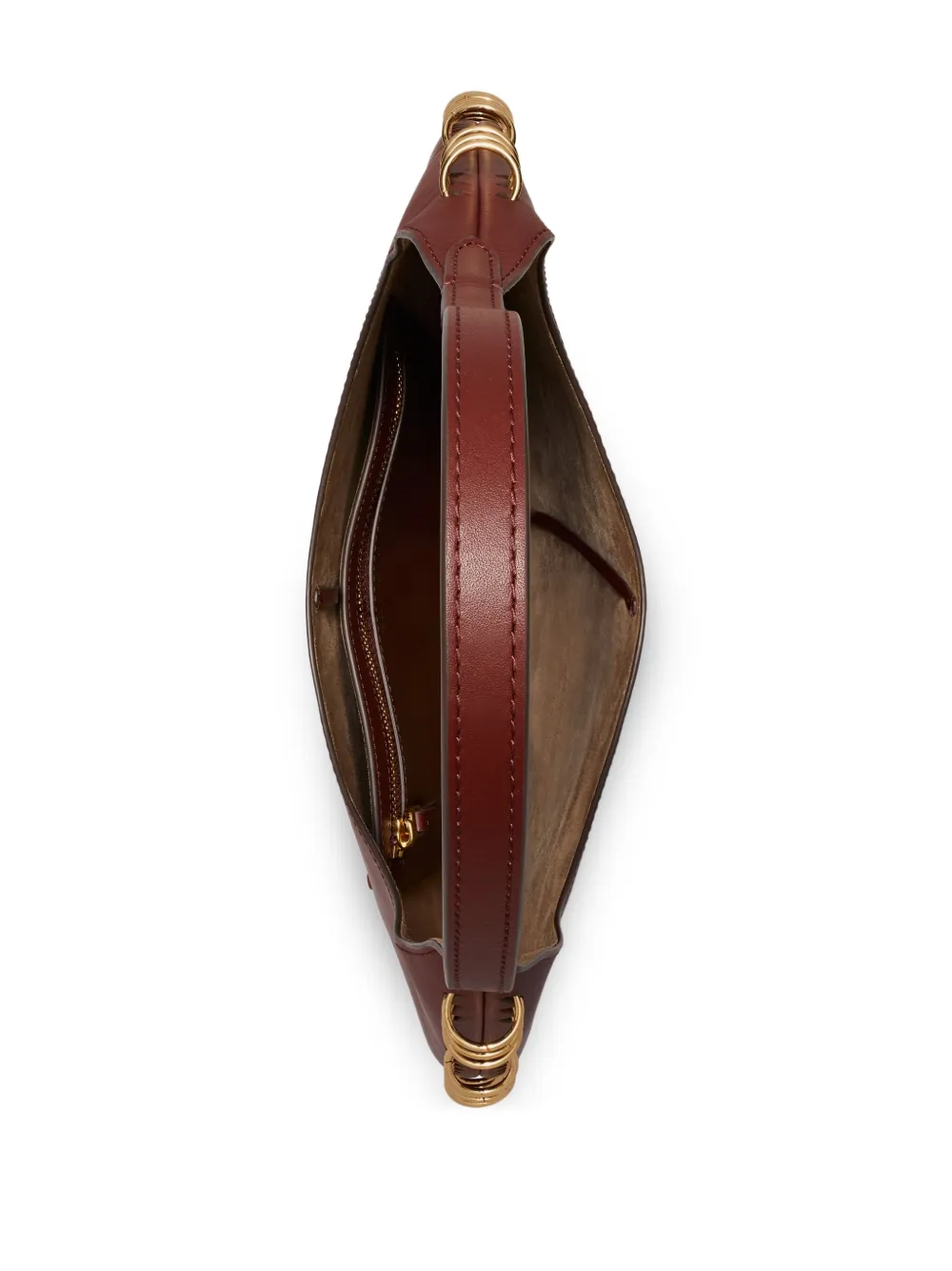 Tory Burch Pierced schoudertas Rood