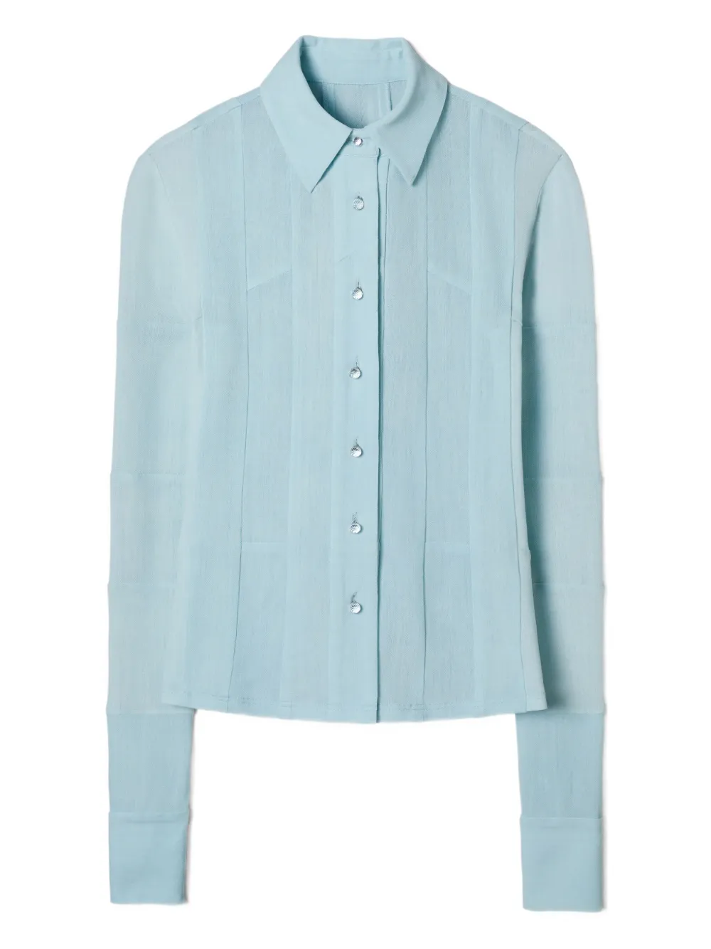 Tory Burch Doorzichtige blouse Blauw