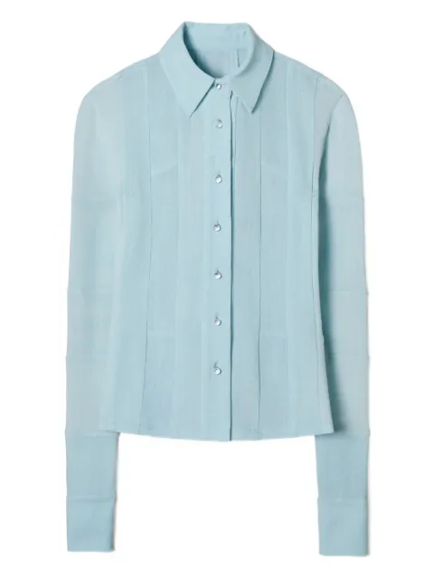 Tory Burch camisa transparente manga larga