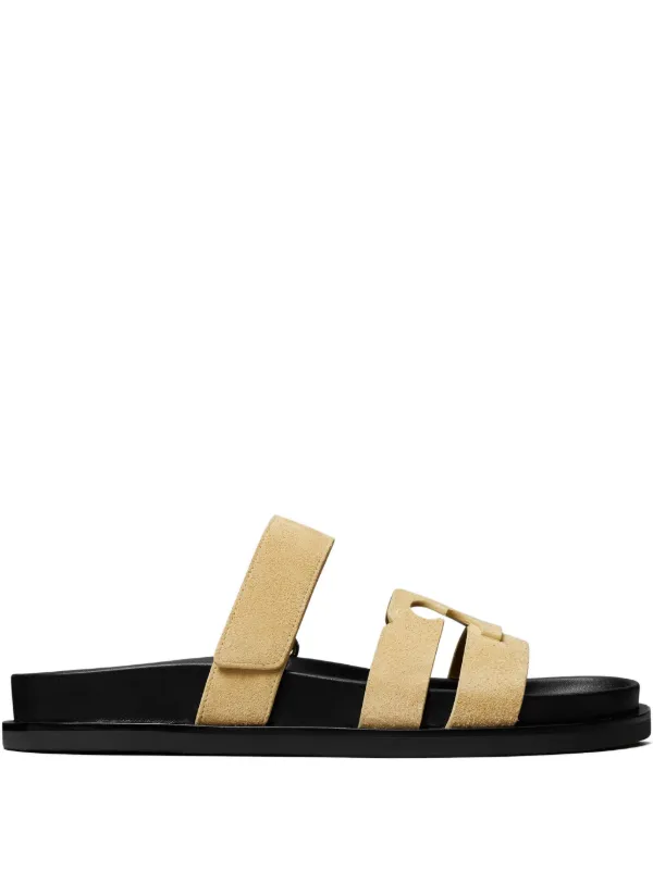Tory Burch スエード サンダル TB_SPF25_ESLS_BUCKLE_SLIDE_MUL