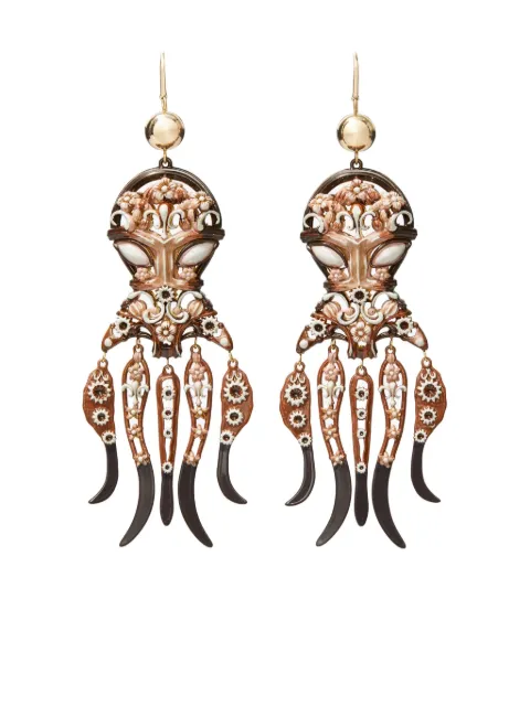 Tory Burch Octopus earrings 