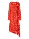 Tory Burch printed wrap dress - Red