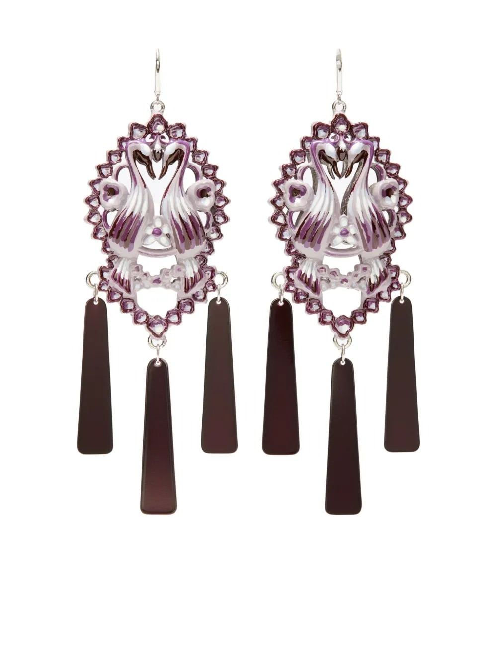 Tory Burch aretes Bird | plateado | Image 1