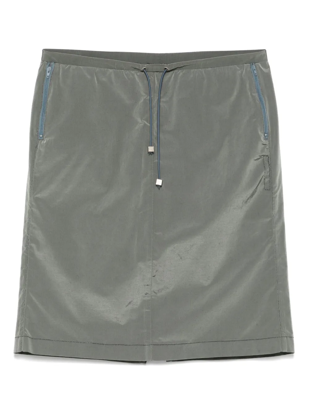 Versace Pre-Owned 2000s drawstring mini skirt | Grey | Image 1