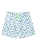 MC2 Saint Barth Lighting Micro Fantasy swim shorts - White