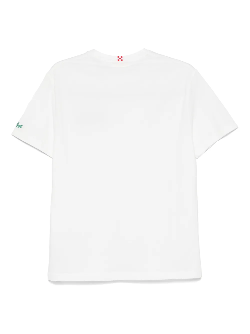 MC2 Saint Barth T-shirt met geborduurd detail - Wit