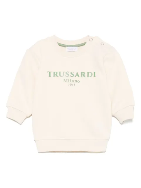 TRUSSARDI JUNIOR logo-print sweatshirt