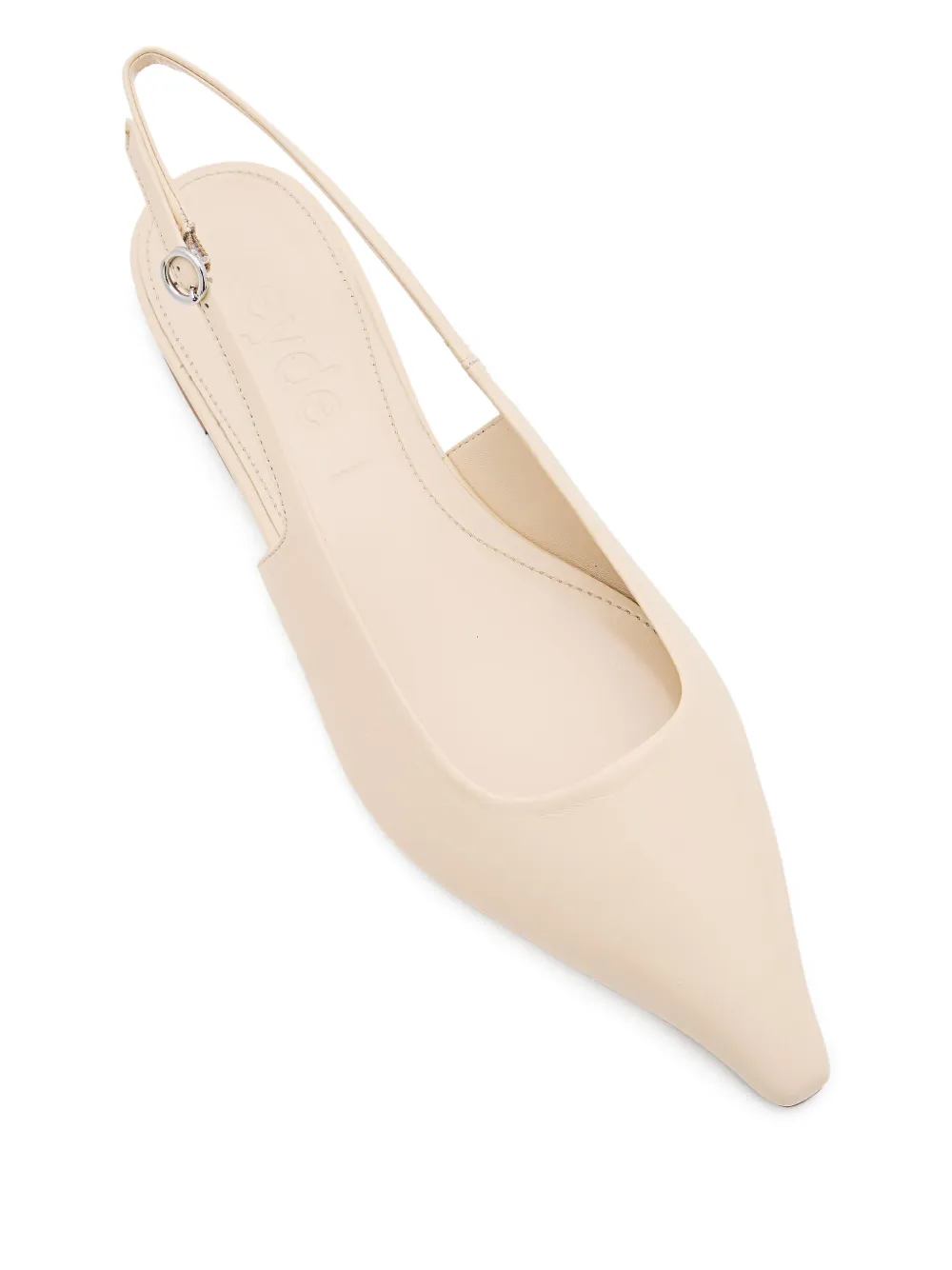 Aeyde leather ballerina shoes Neutrals