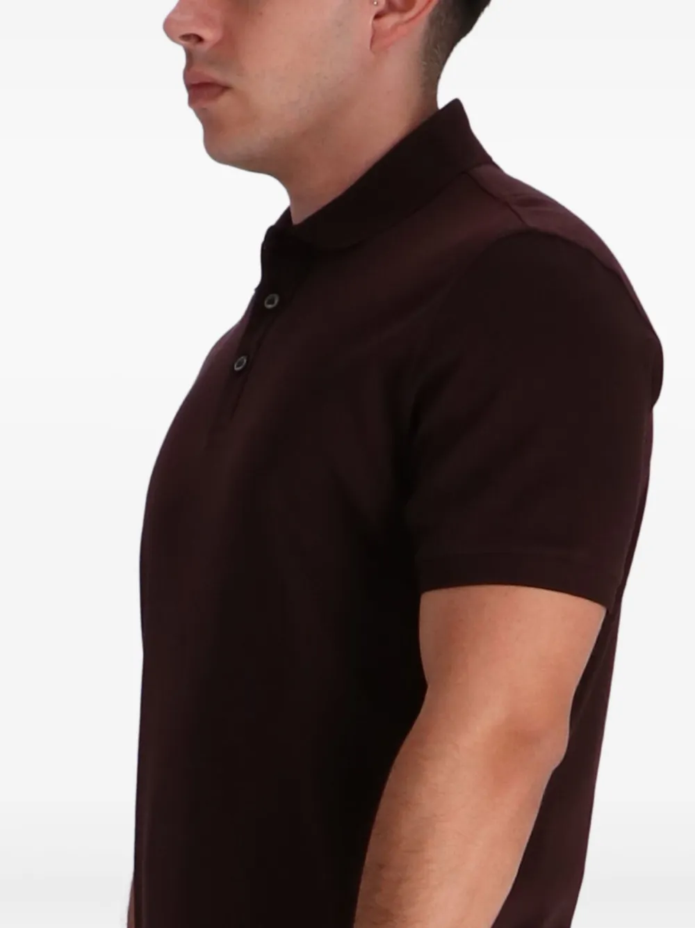 BOSS Poloshirt met korte mouwen Bruin