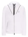 BOSS Saggy zip-up hoodie - White