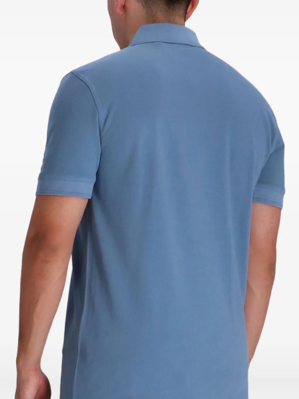 BOSS Piqué poloshirt Blauw