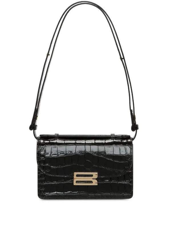Victoria Beckham The Nano Dorian Shoulder Bag in Black