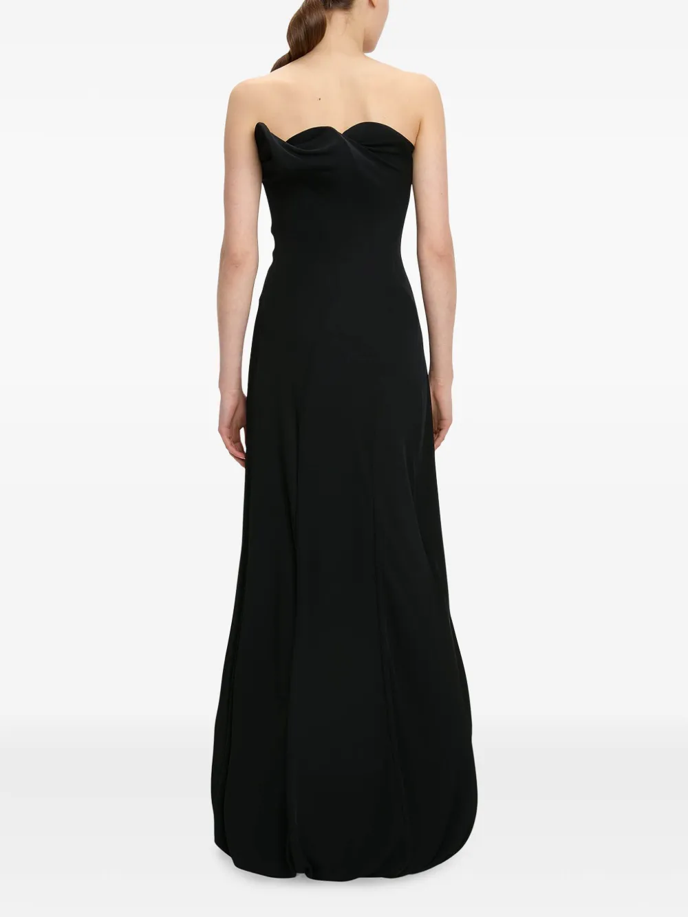 Victoria Beckham Strapless avondjurk Zwart