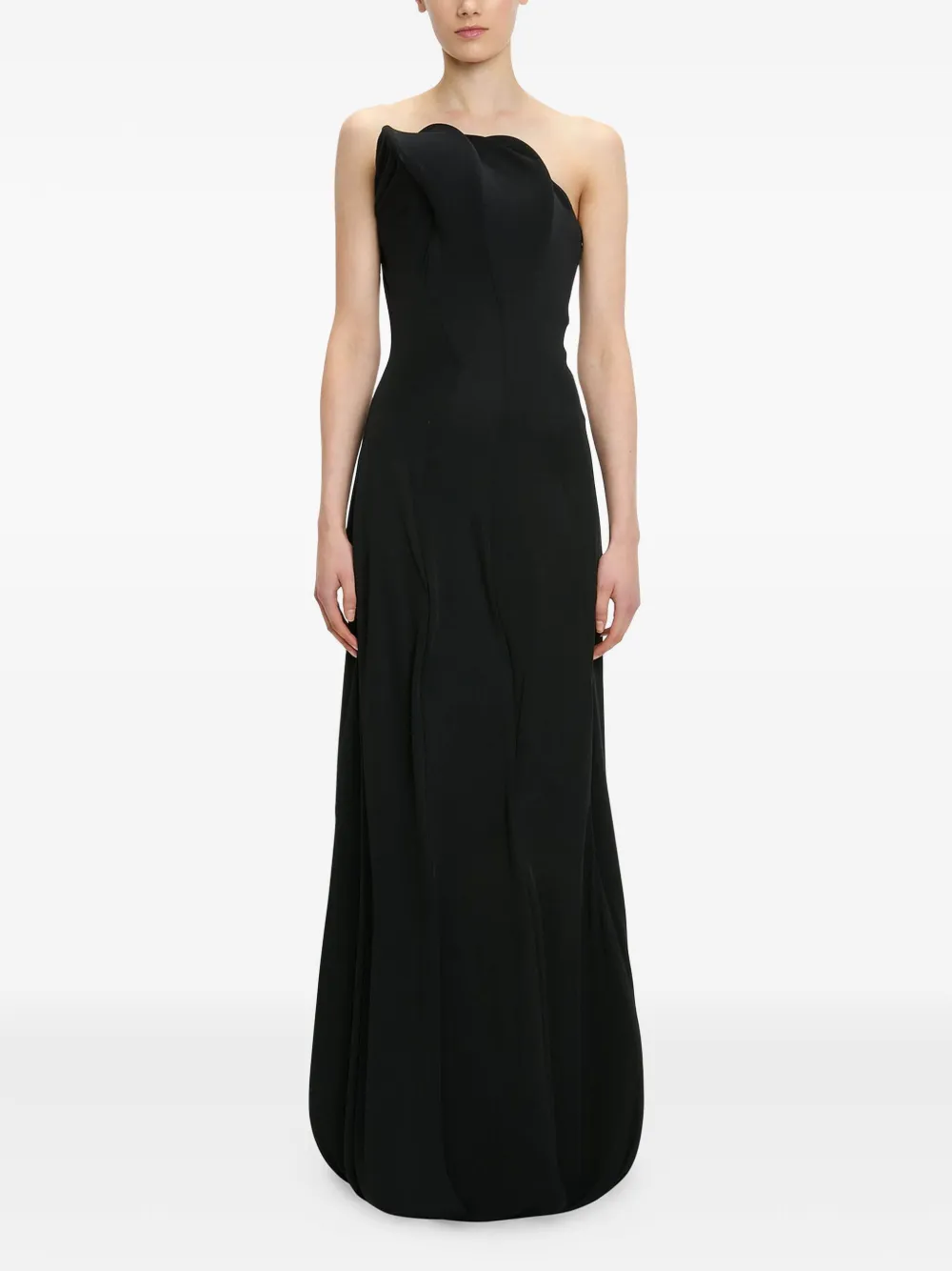 Victoria Beckham Strapless avondjurk - Zwart
