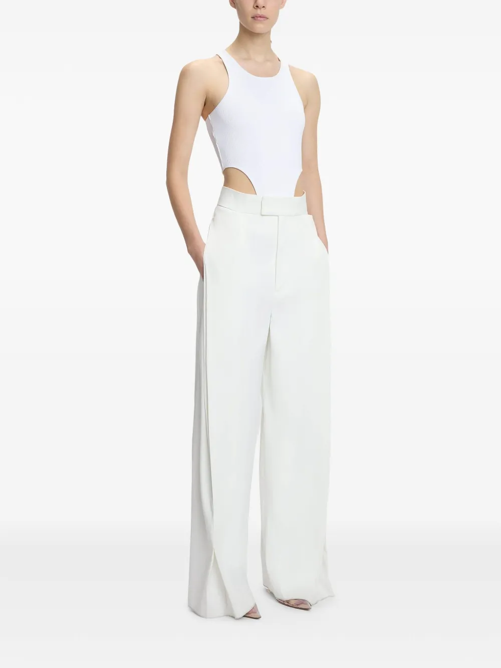 Victoria Beckham Plooibroek Beige
