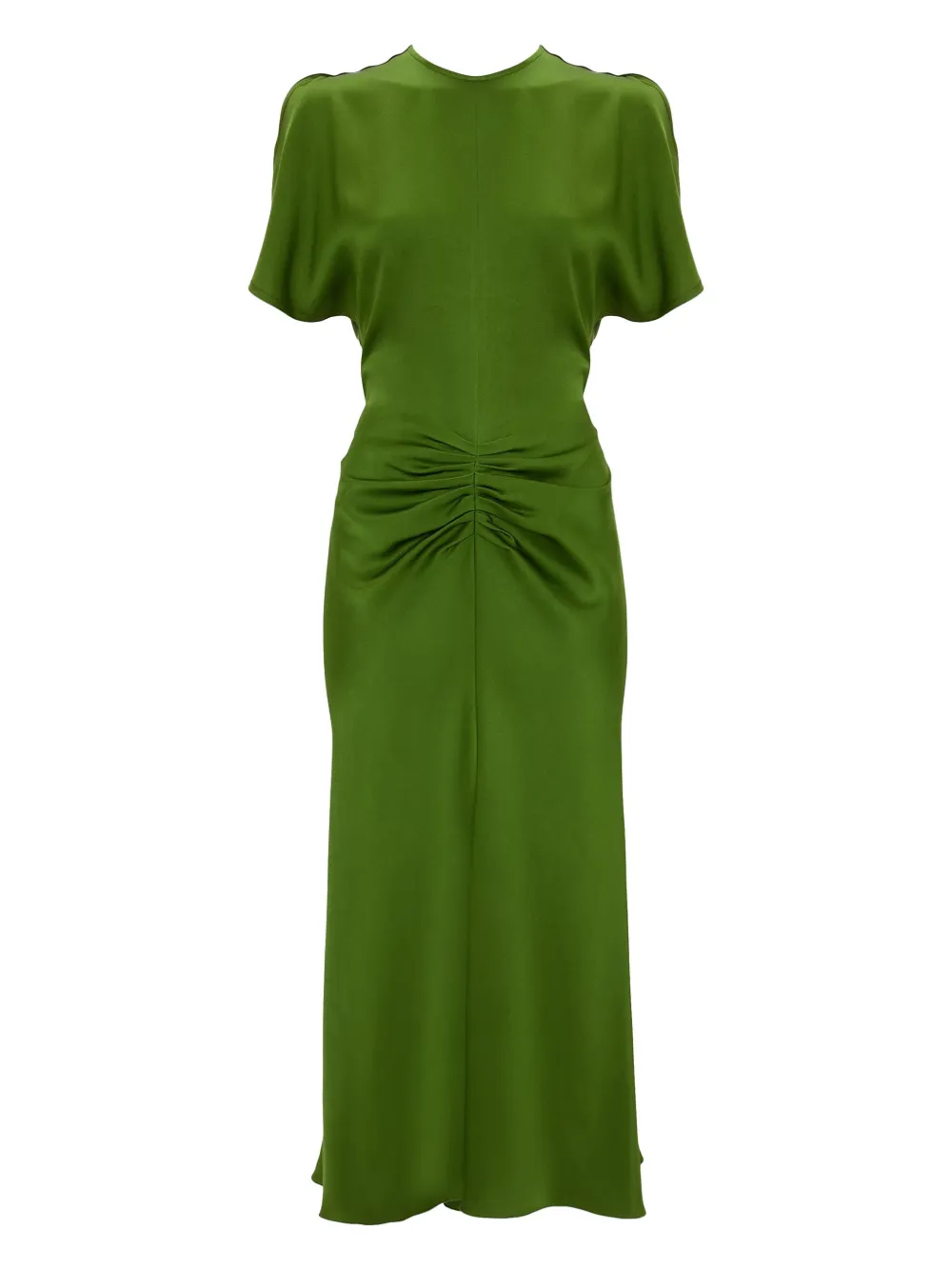 Victoria Beckham Jurk met gesmockte taille Groen