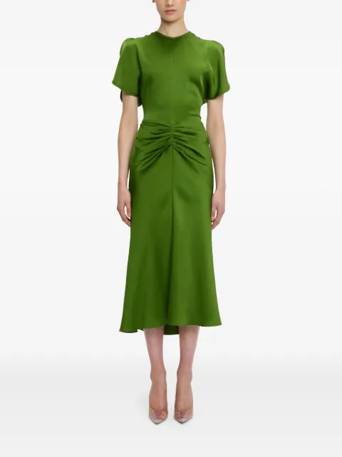Victoria Beckham gathered-waist dress