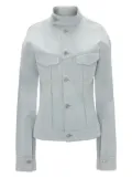 Victoria Beckham Sculptural denim jacket - Blue