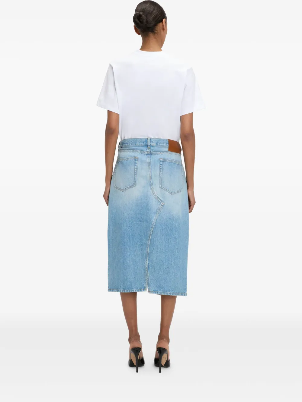VICTORIA BECKHAM KICK DENIM SKIRT
