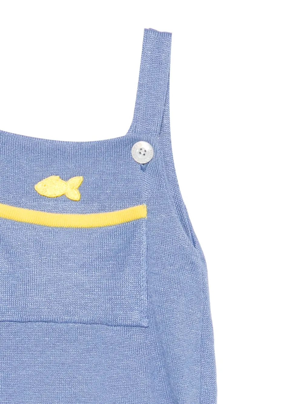 Gensami kids Romper met patch Blauw