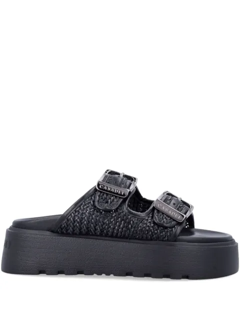 Casadei sandalias Birkly con apliques y plataforma