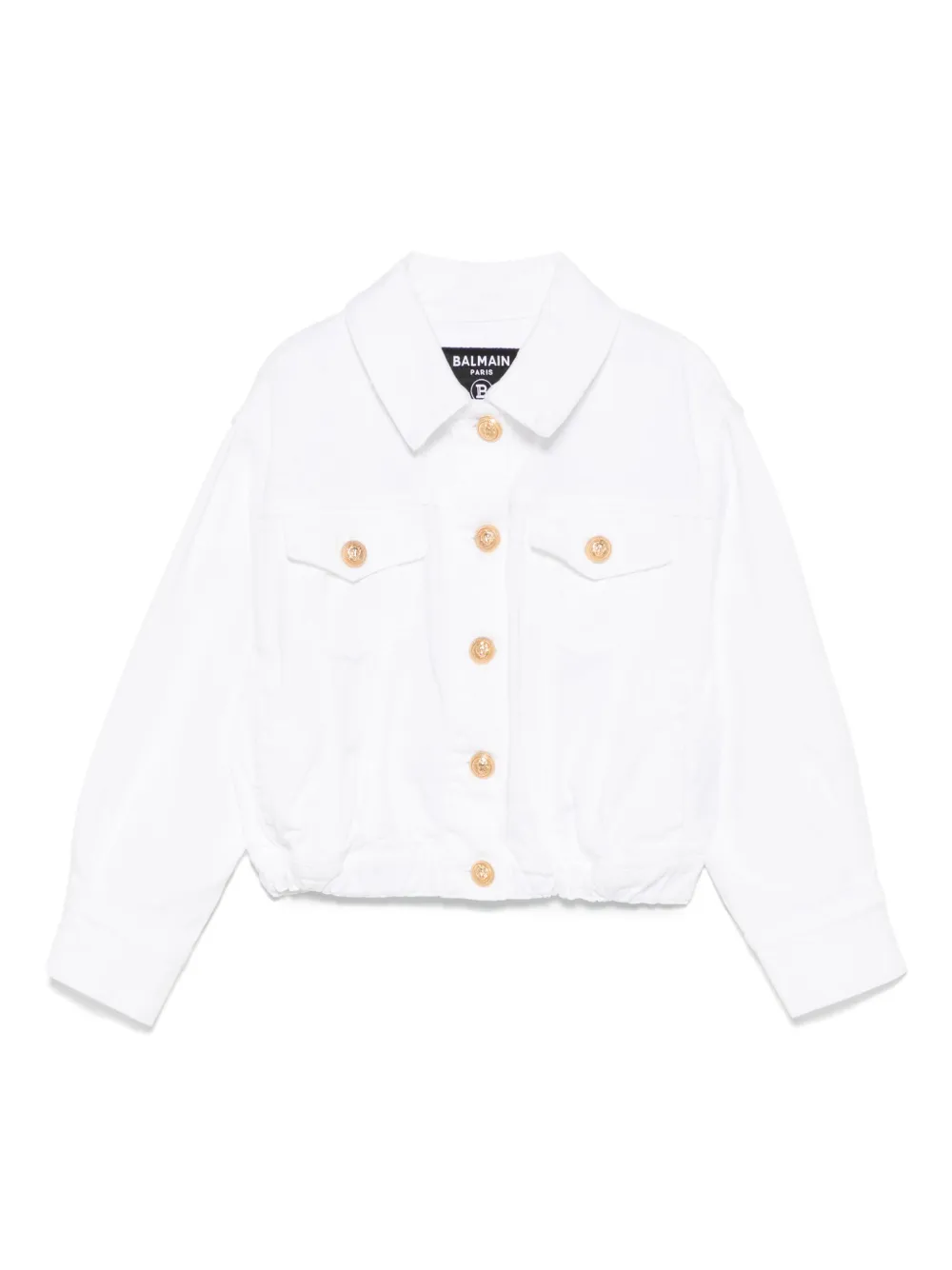 Balmain Kids Spijkerjack Wit