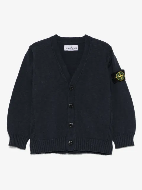 Stone Island Junior cardigan à col v